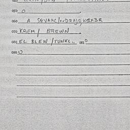 Eastern questionnaire, answ...