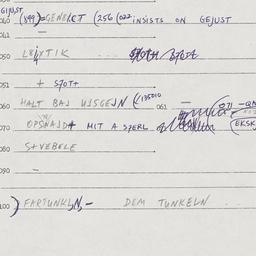 Eastern questionnaire, answ...