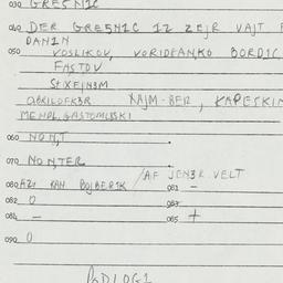 Eastern questionnaire, answ...