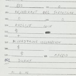 Eastern questionnaire, answ...