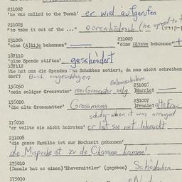 Western questionnaire, answ...