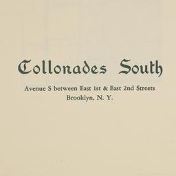 Colonnades North, Collonade...