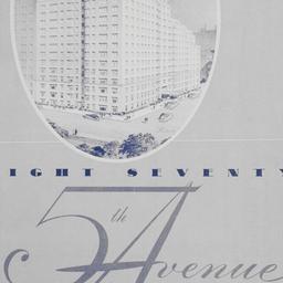 870 Fifth Avenue, Plan Of 1...
