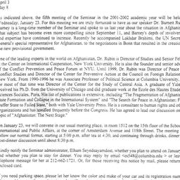Announcements, 2002-01-23. ...