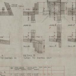 Working drawing #8: Framing...