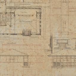 Second floor plan, north, r...