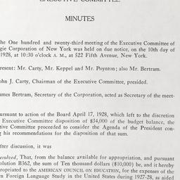 Executive Committee Meeting