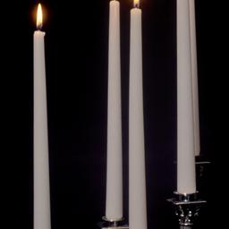 Melting candlesticks.