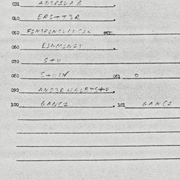 Eastern questionnaire, answ...