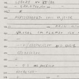 Eastern questionnaire, answ...