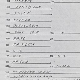 Eastern questionnaire, answ...