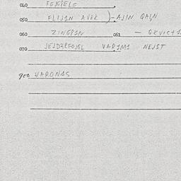 Eastern questionnaire, answ...