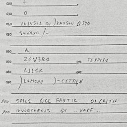 Eastern questionnaire, answ...