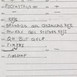 Eastern questionnaire, answ...