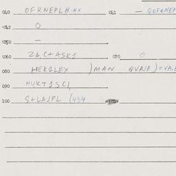 Eastern questionnaire, answ...