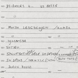 Eastern questionnaire, answ...