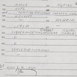 Eastern questionnaire, answ...