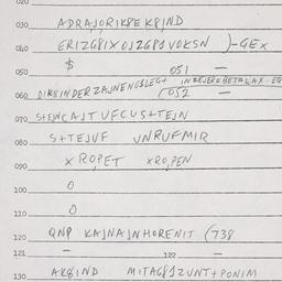 Eastern questionnaire, answ...