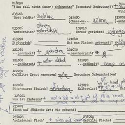 Western questionnaire, answ...