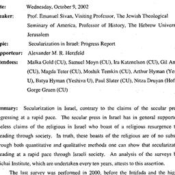 Minutes, 2002-10-09. Israel...