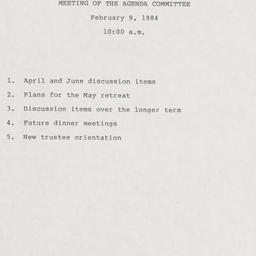 Agenda Committee