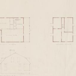 First, second floor plans, ...