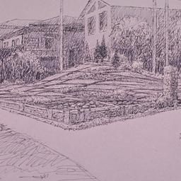 Garden over underground sto...