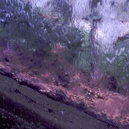 View of sedimentary layers ...