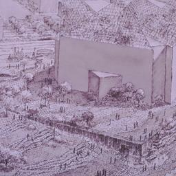 Perspective drawing.
