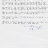[Unidentified] To Ted Conant