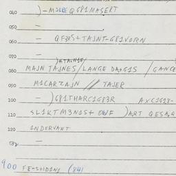 Eastern questionnaire, answ...