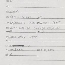 Eastern questionnaire, answ...