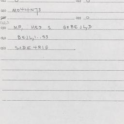 Western questionnaire, answ...