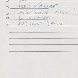 Eastern questionnaire, answ...