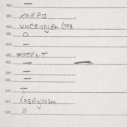 Eastern questionnaire, answ...