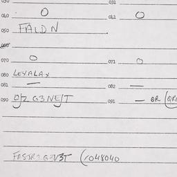 Eastern questionnaire, answ...