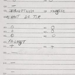 Eastern questionnaire, answ...