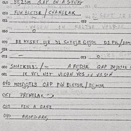 Eastern questionnaire, answ...