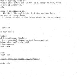 Correspondence, 2001-05-31....