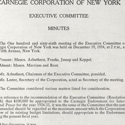 Executive Committee Meeting