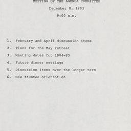 Agenda Committee