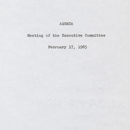 Executive Committee Meeting