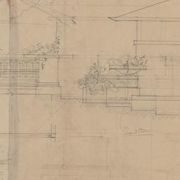 Exterior elevations, sketch...