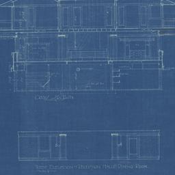 Cross section, interior wes...