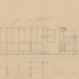 Furniture elevation, plan