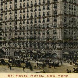 St. Regis Hotel, New York.