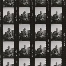 Reinhold Niebuhr contact sheet