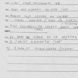 Eastern questionnaire, answ...