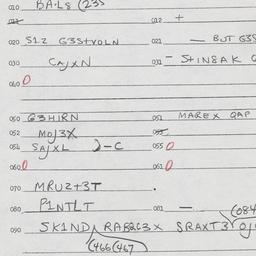 Eastern questionnaire, answ...