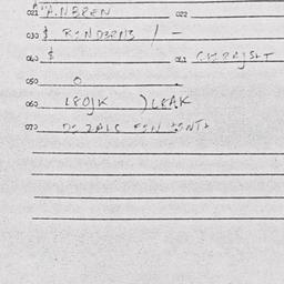 Eastern questionnaire, answ...
